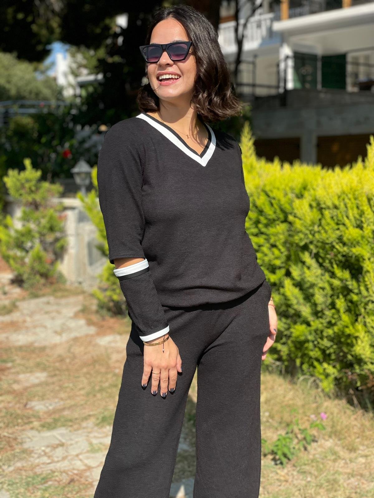 Kaş Korse Siyah Takım