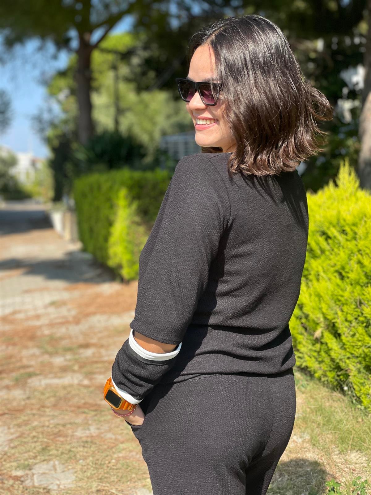 Kaş Korse Siyah Takım