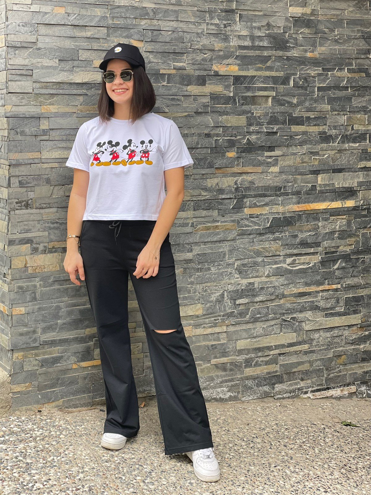Mickey Crop T-shirt