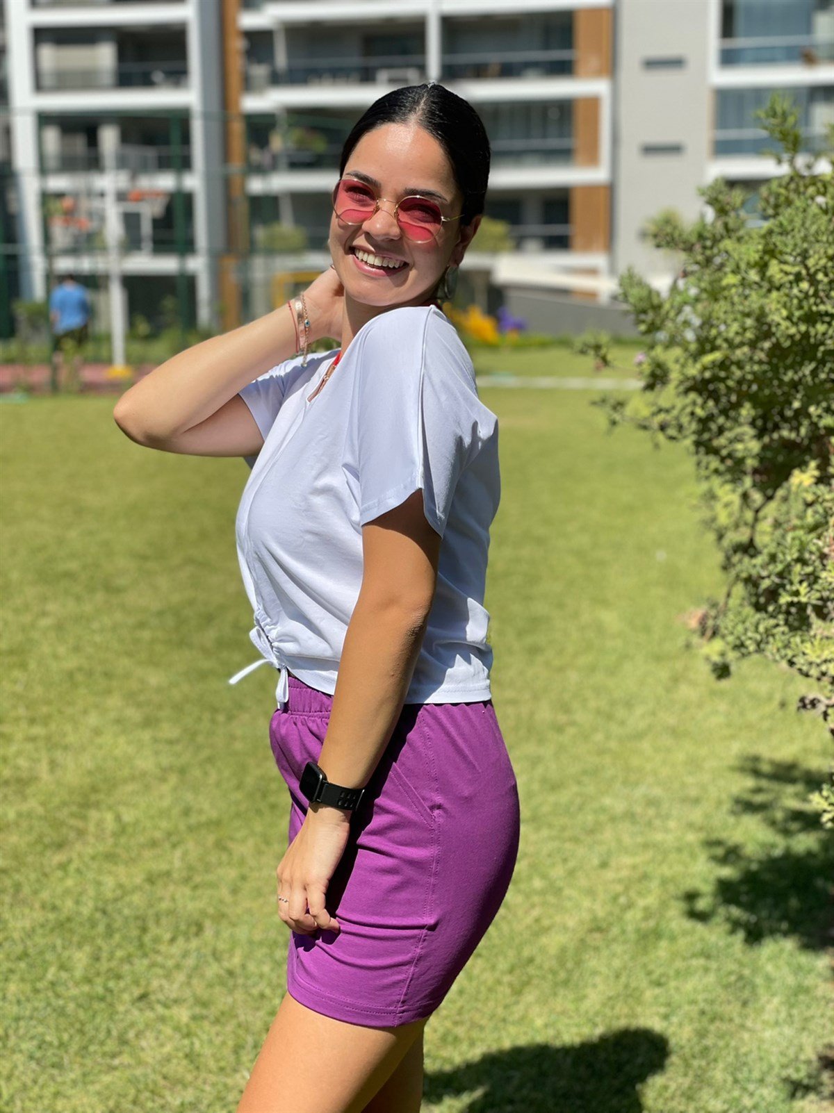 Önü Bağlamalı T-shirt
