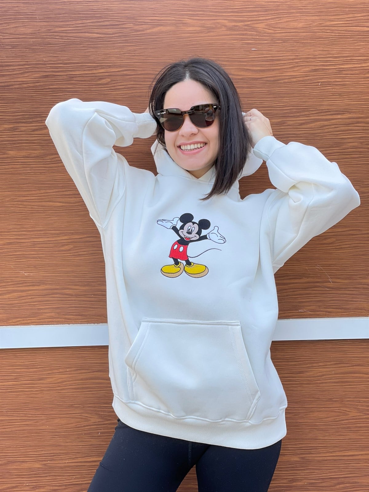 Oversize Mickey Mouse Hoodie
