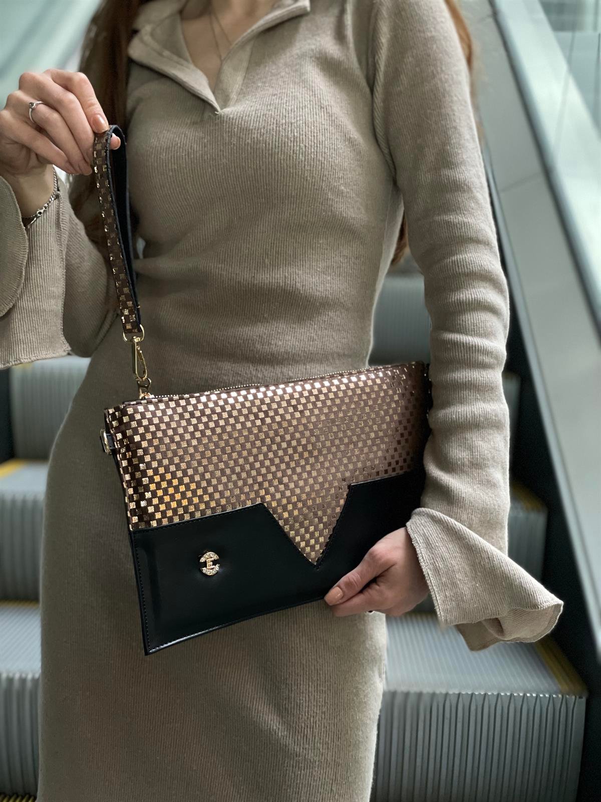 Damalı El Portföyü/Clutch