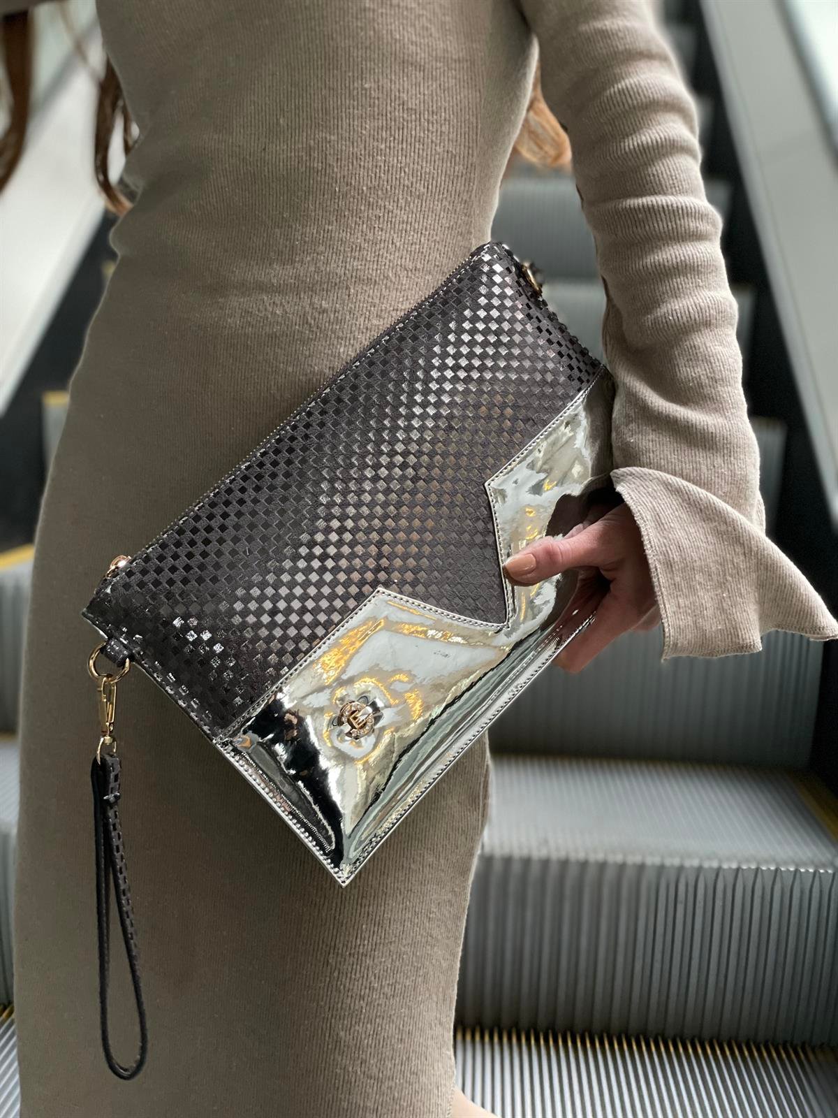 Damalı El Portföyü/Clutch