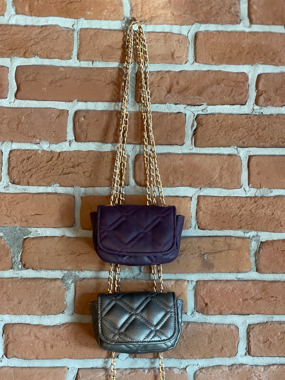 Mini Zincirli Çapraz Çanta 