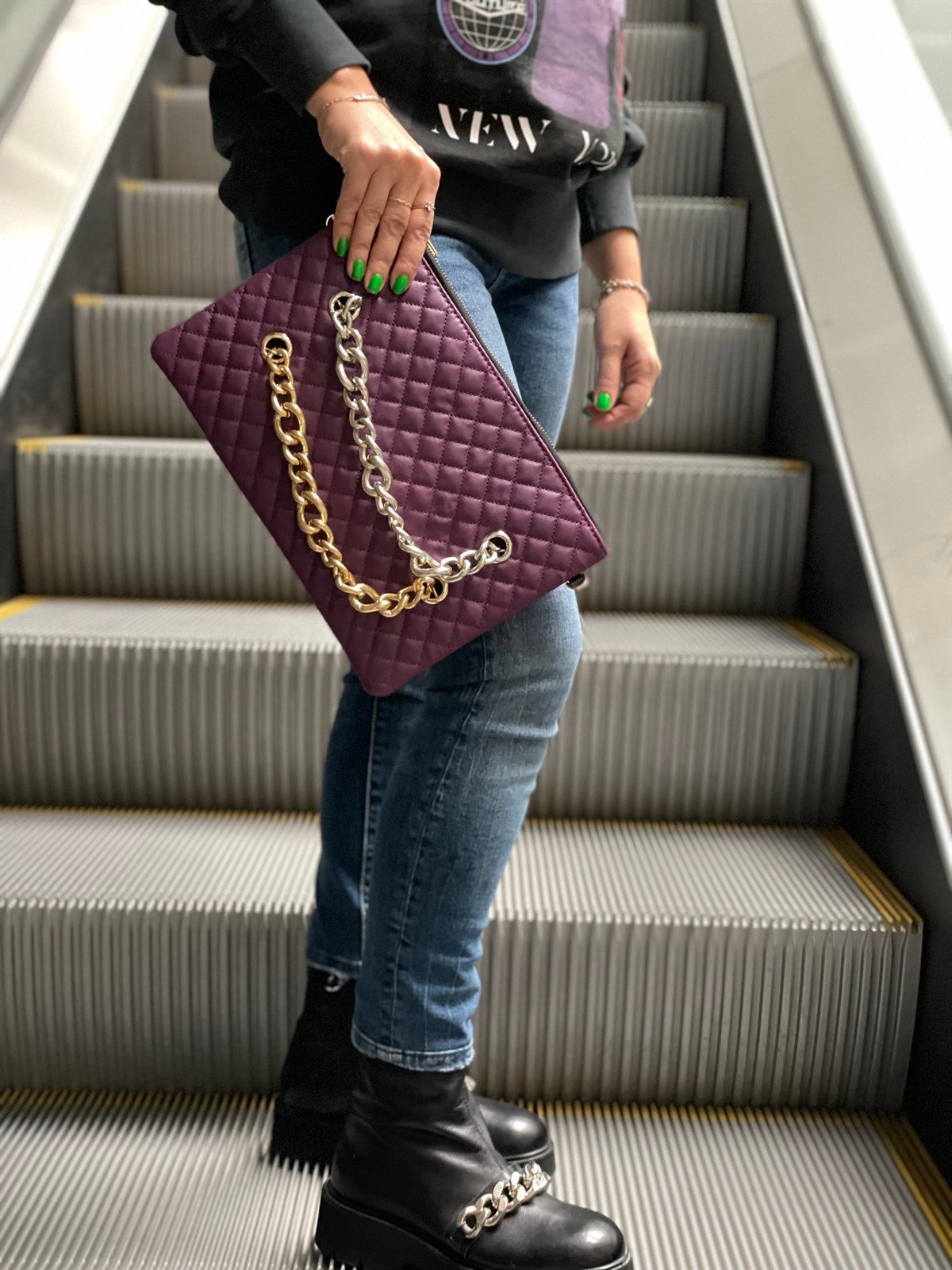 Monaca Zincirli Clutch
