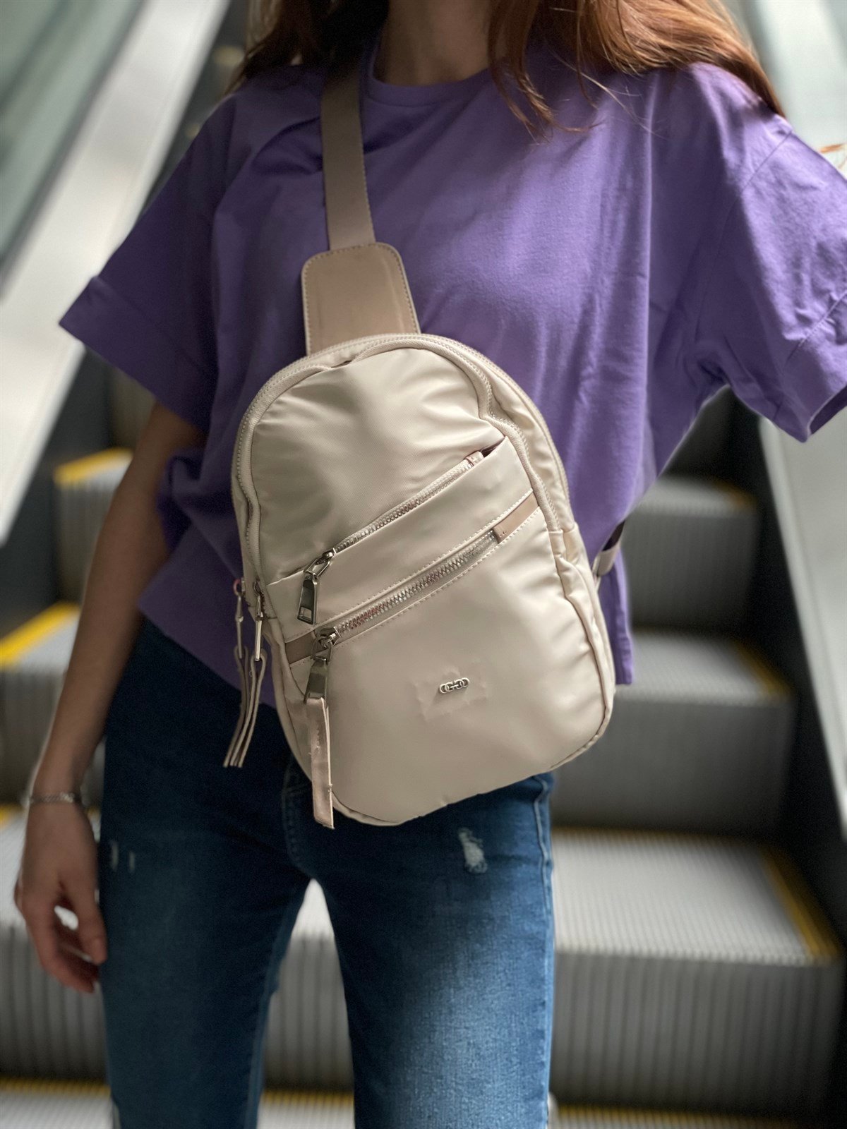 Paraşüt Kumaş Göğüs Çantası Bodybag