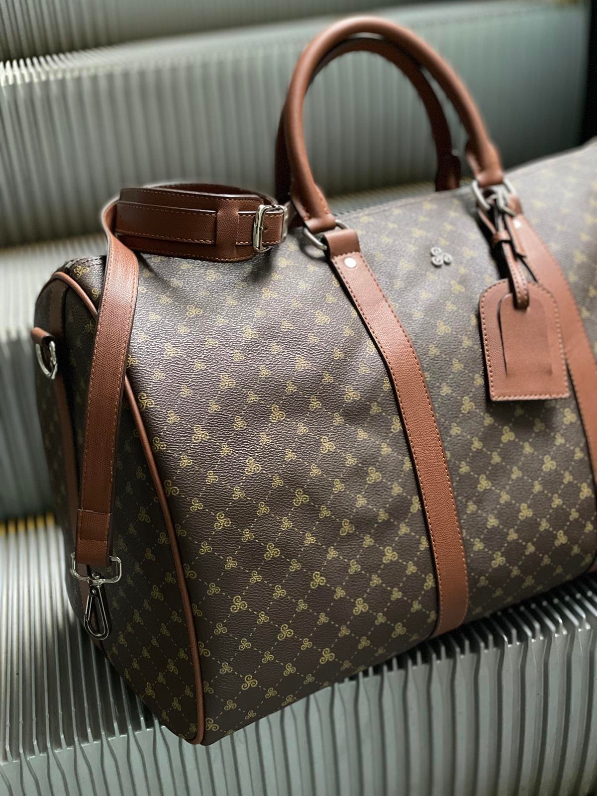 Unisex Monogramme Seyahat Çantası El Valizi