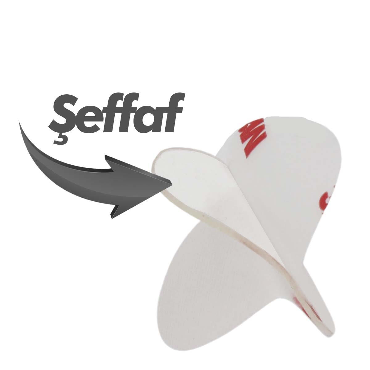 3MÇift Taraflı Bantlar20 Adet 3M 40mm Çap Şeffaf Çift Taraflı Hazır Kesim VHB Bant