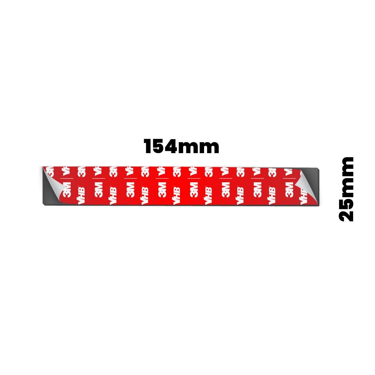 3MElektrik Bantları3M VHB Çok Güçlü Çift Taraflı 150 Adet Hazır Kesim 154mmx25mm