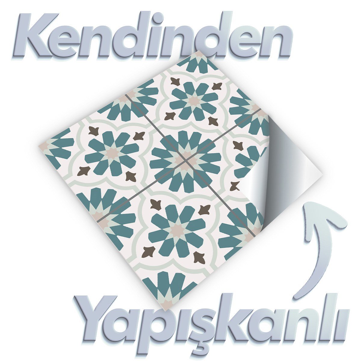 Boss 24 Adet PVC Karo Arabic 30x30cm (2,16 m²)