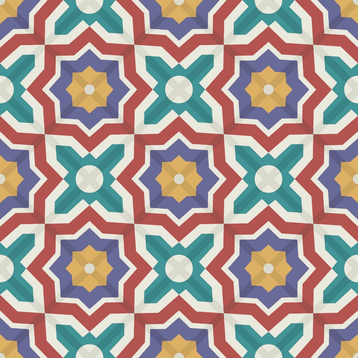 Boss 4 Adet PVC Karo Moroccan 30x30cm (0,36 m²)