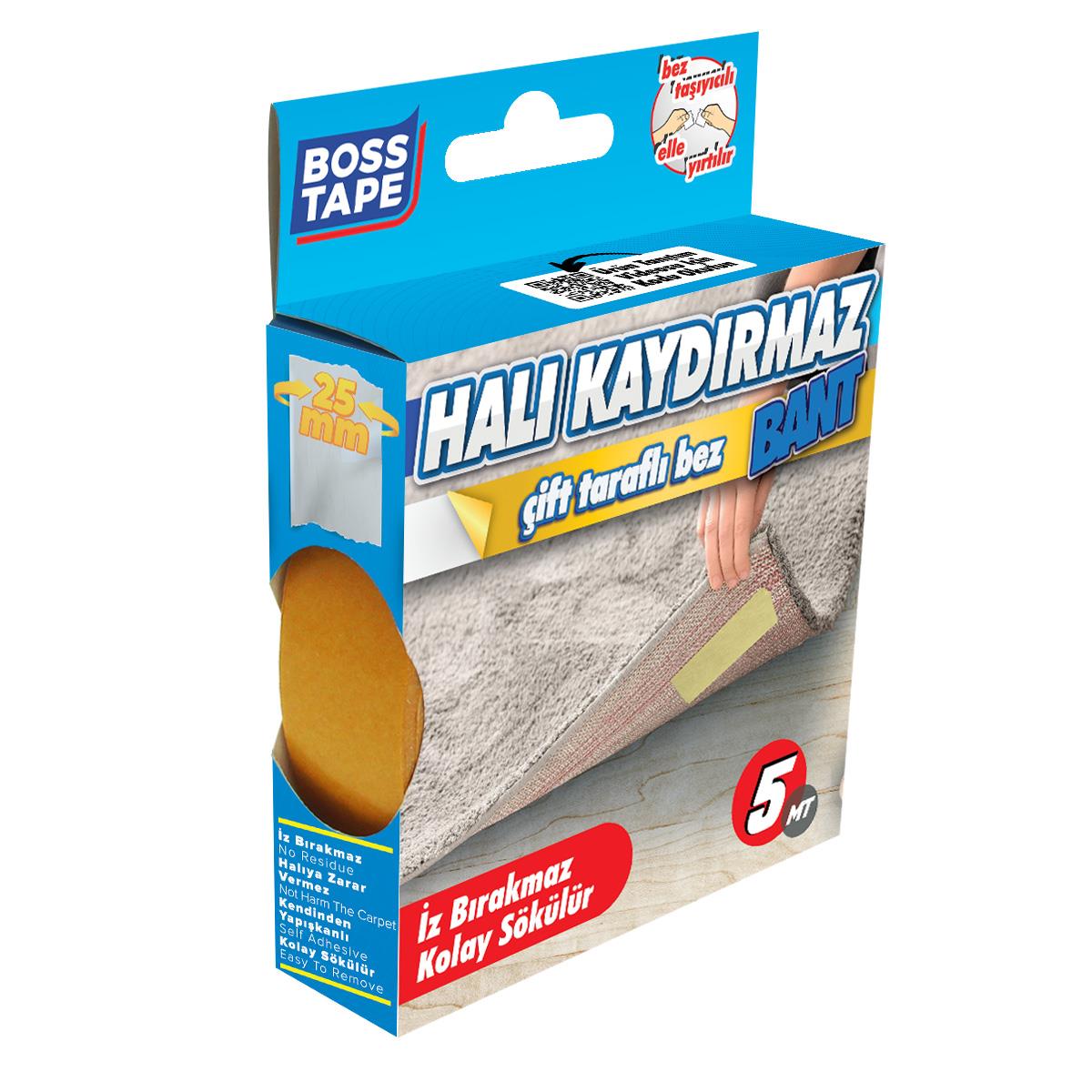 Boss Tape Halı Kaydırmaz Bant 25mmX 5mt