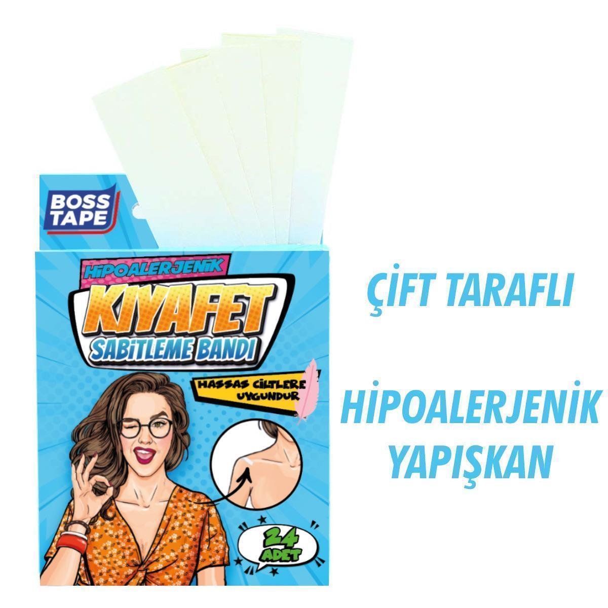 Boss Tape Kıyafet Sabitleme ve Vücut Bandı