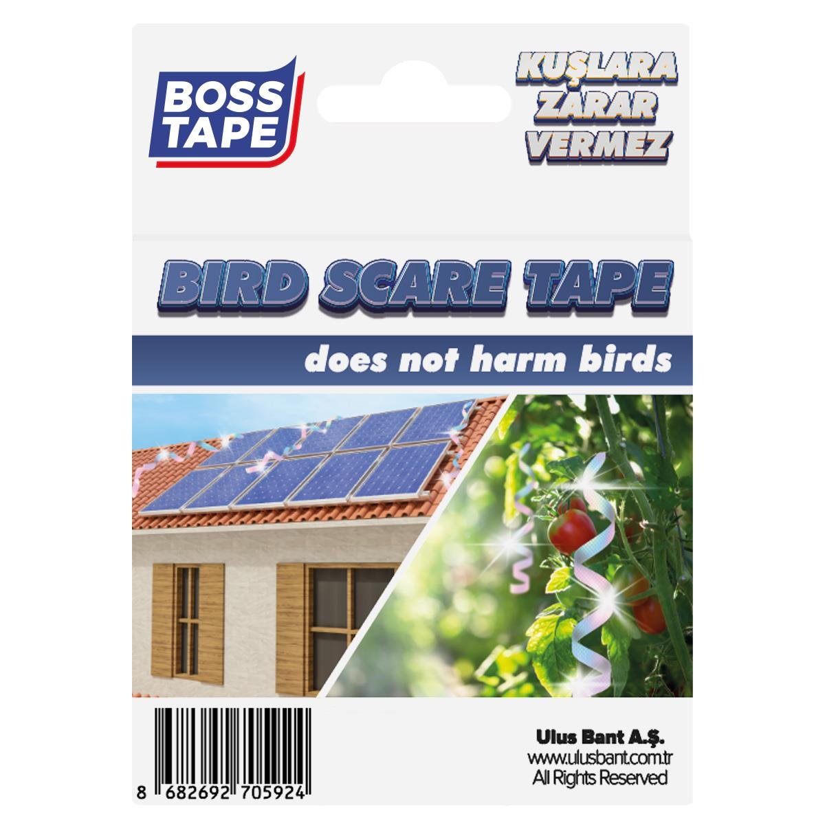 Boss Tape Kuş Uzaklaştırıcı Holografik Şerit Bant