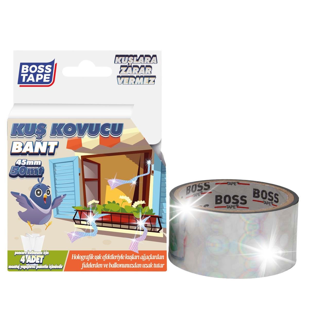 Boss Tape Kuş Uzaklaştırıcı Holografik Şerit Bant