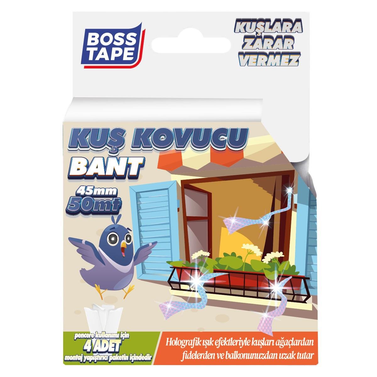 Boss Tape Kuş Uzaklaştırıcı Holografik Şerit Bant