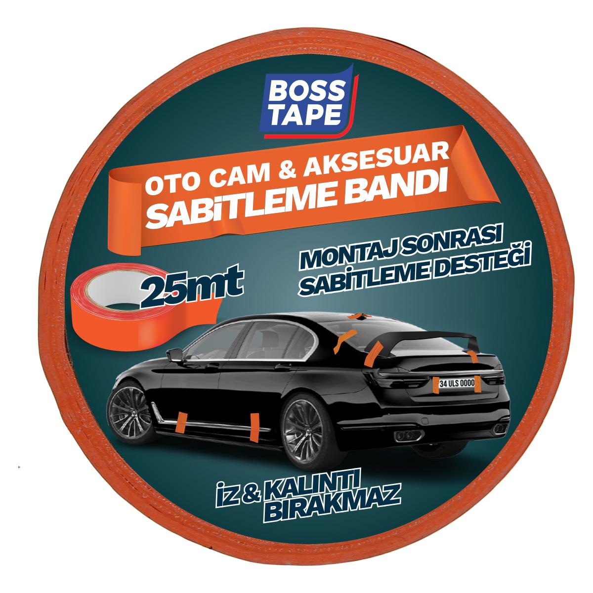 Boss Tape Turuncu PVC Sabitleme Bandı En:45mm Boy:
