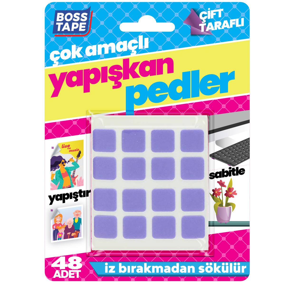Boss TapeÇift Taraflı BantlarBalon, Poster, Kağıt, Doğum Günü Süsü Yapıştırma Pedleri