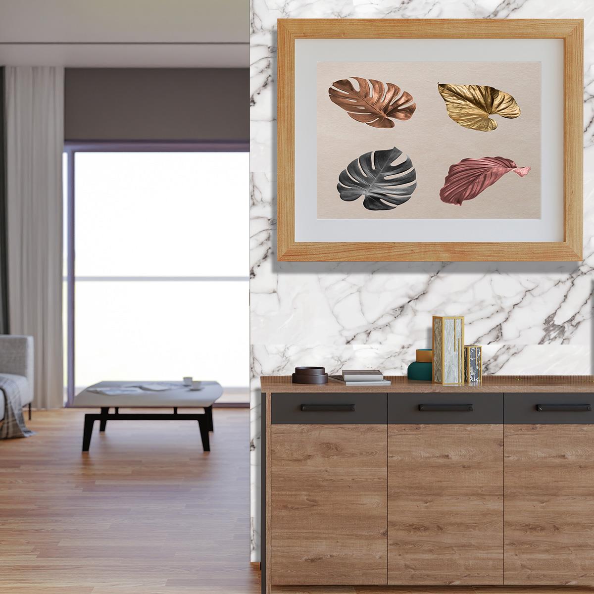 Boss TapeDöşemeBoss Kendinden Yapışkanlı Banyo Mutfak Fayans Kaplama Mermer Pvc Karo 30x60cm (0,72 m²)