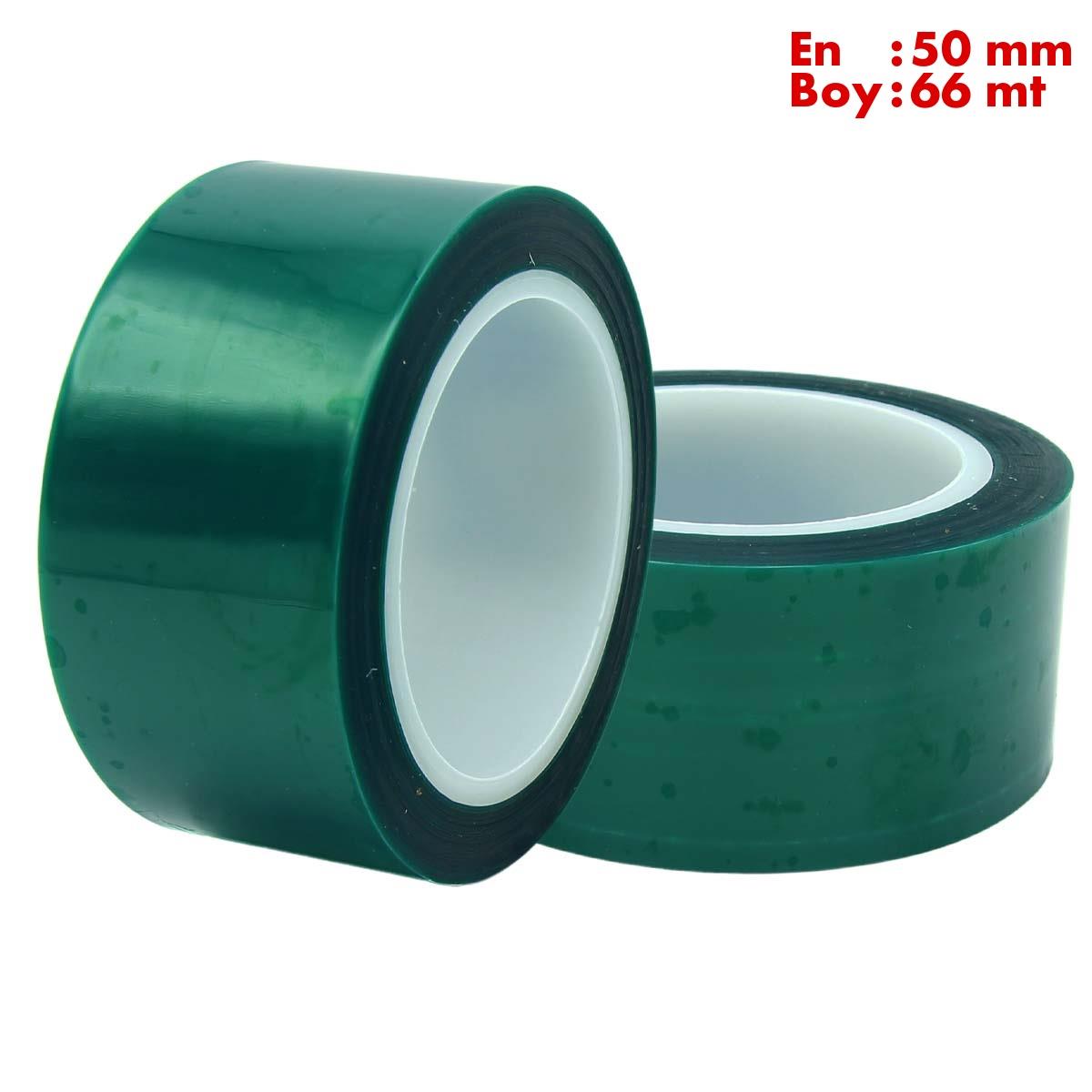 Boss TapeÇift Taraflı BantlarIsıya Dayanıklı Polyester Maskeleme Bandı En:50mm Boy:66mt