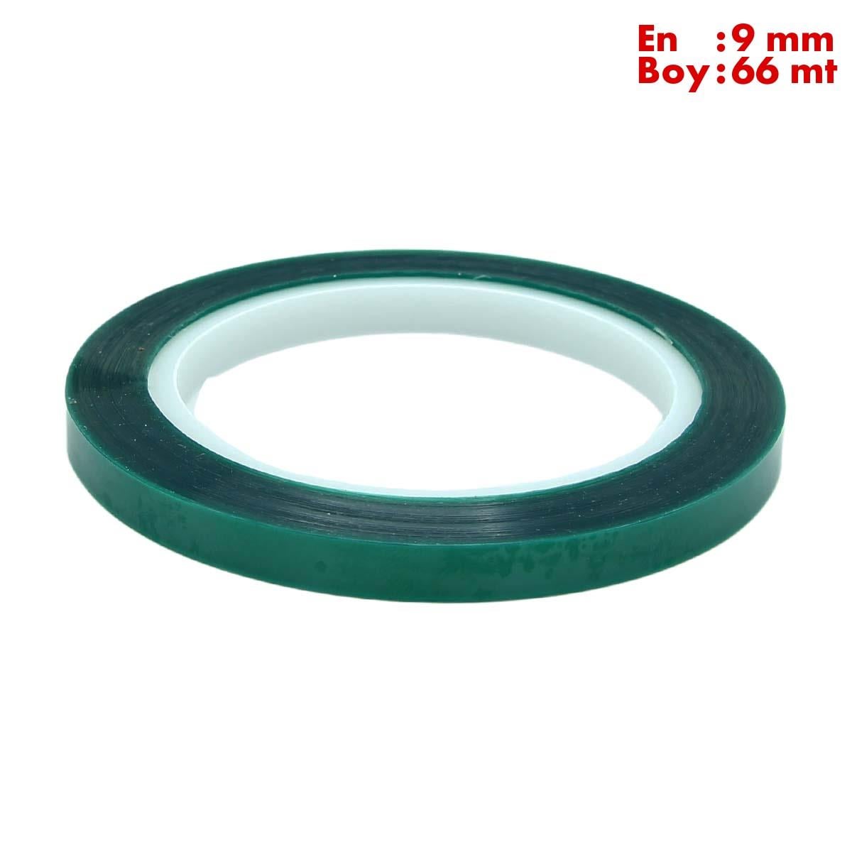 Boss TapeÇift Taraflı BantlarIsıya Dayanıklı Polyester Maskeleme Bandı En:9mm Boy:66mt