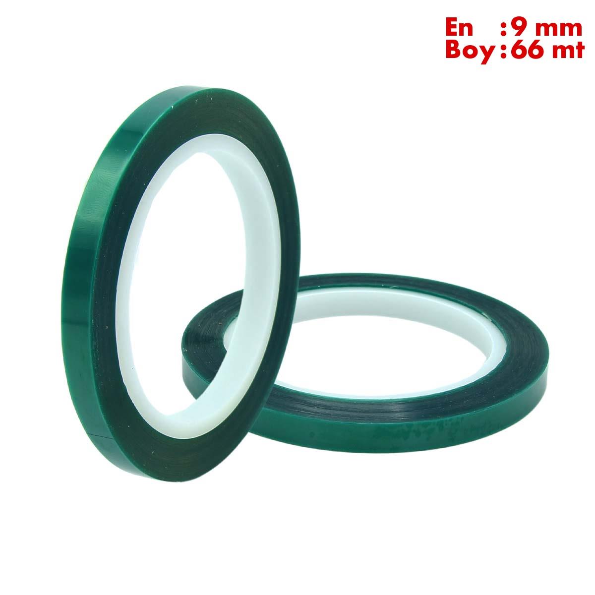 Boss TapeÇift Taraflı BantlarIsıya Dayanıklı Polyester Maskeleme Bandı En:9mm Boy:66mt