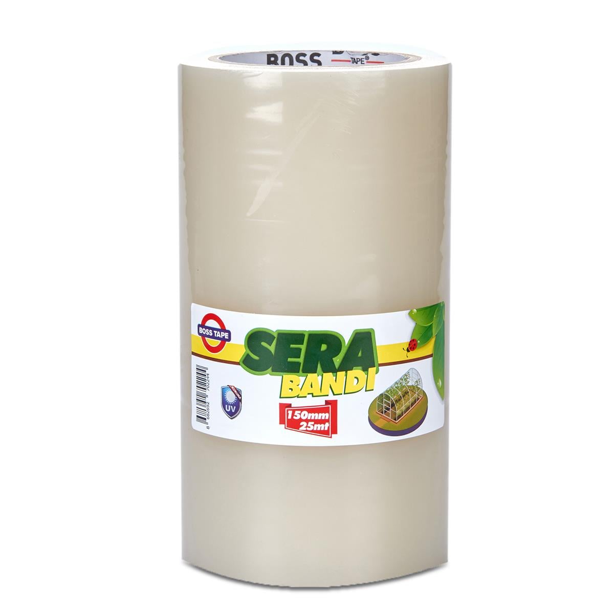 Boss Tapeİzolasyon BantlarıSera Tamir Bandı Yırtık Onarma E:150mm Boy:25mt