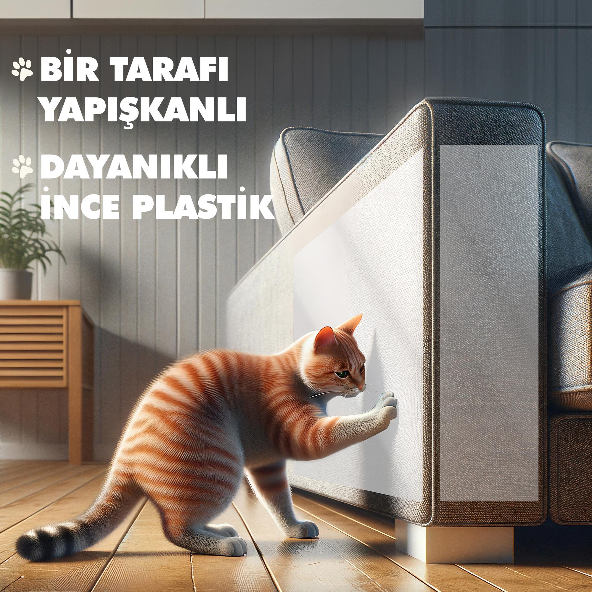 Boss TapePetshopTırmalama Önleyici Mobilya Koruyucu Eğitim Bandı En:10cm Boy:10mt