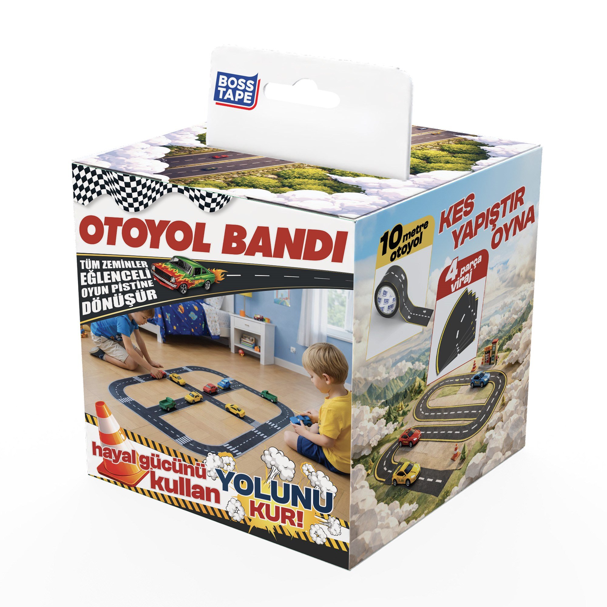 Boss TapeKırtasite BantlarıYol Yapım Bandı Otobant Otoyol Bandı