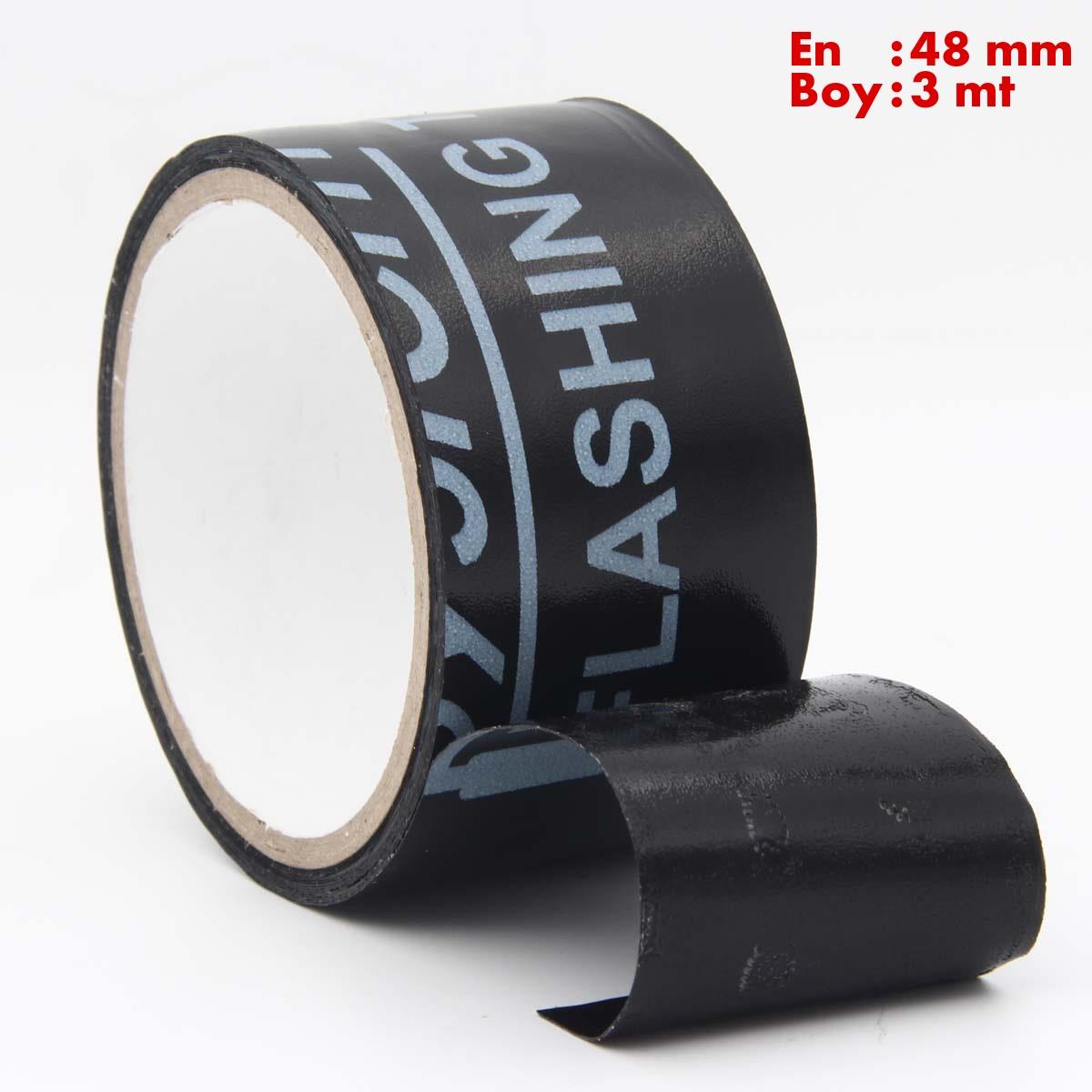 Diğerİzolasyon BantlarıYapışkanlı Çatı Yalıtım Bandı Sızdırmaz İzolasyon Bandı En:48mm Boy:3mt