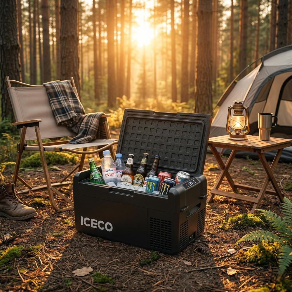 ICECO MCD20B 12/24Volt 20 Litre Kompresörlü Oto Buzdolabı/Dondurucu + Buz Kaseti