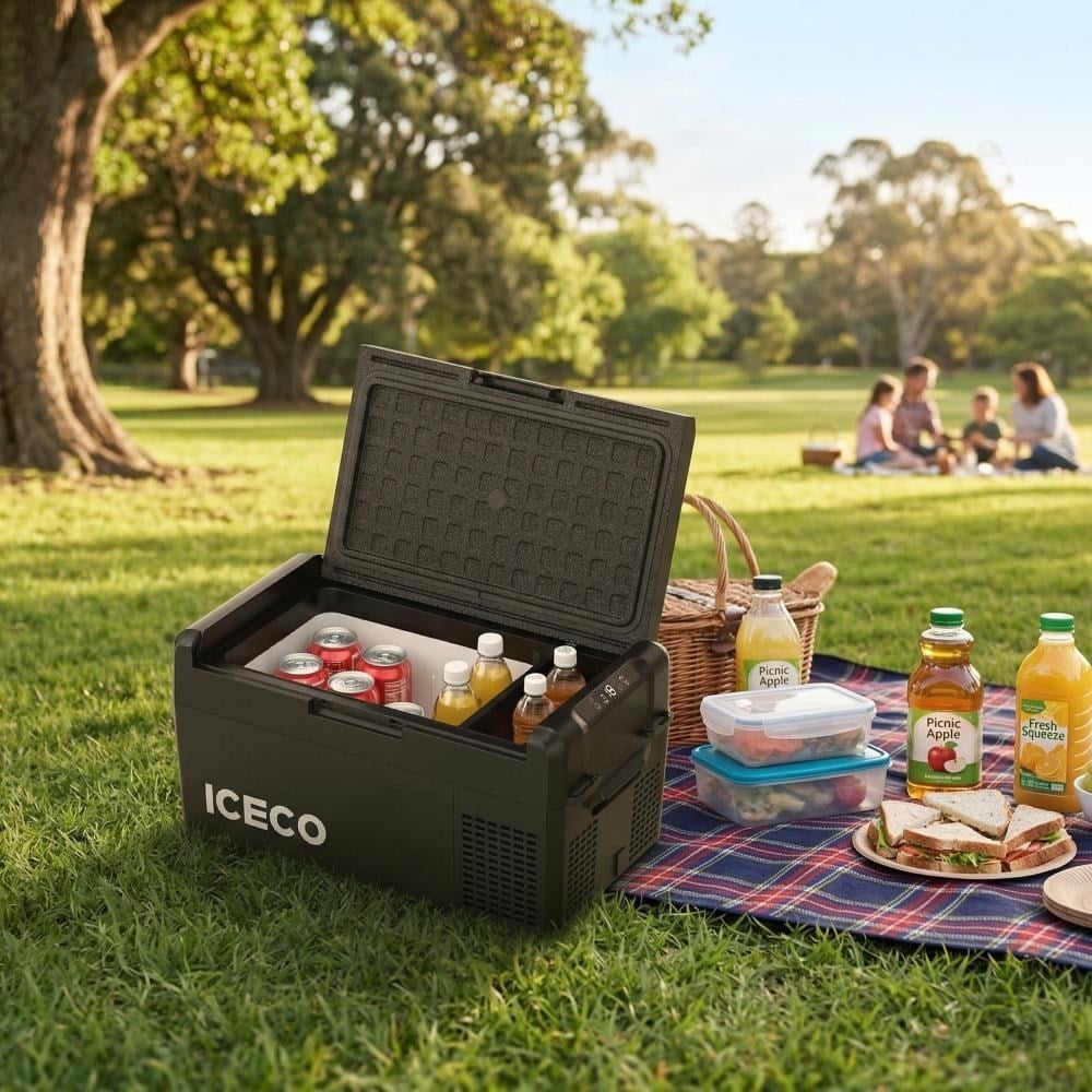 ICECO MCD20B 12/24Volt 20 Litre Kompresörlü Oto Buzdolabı/Dondurucu + Buz Kaseti
