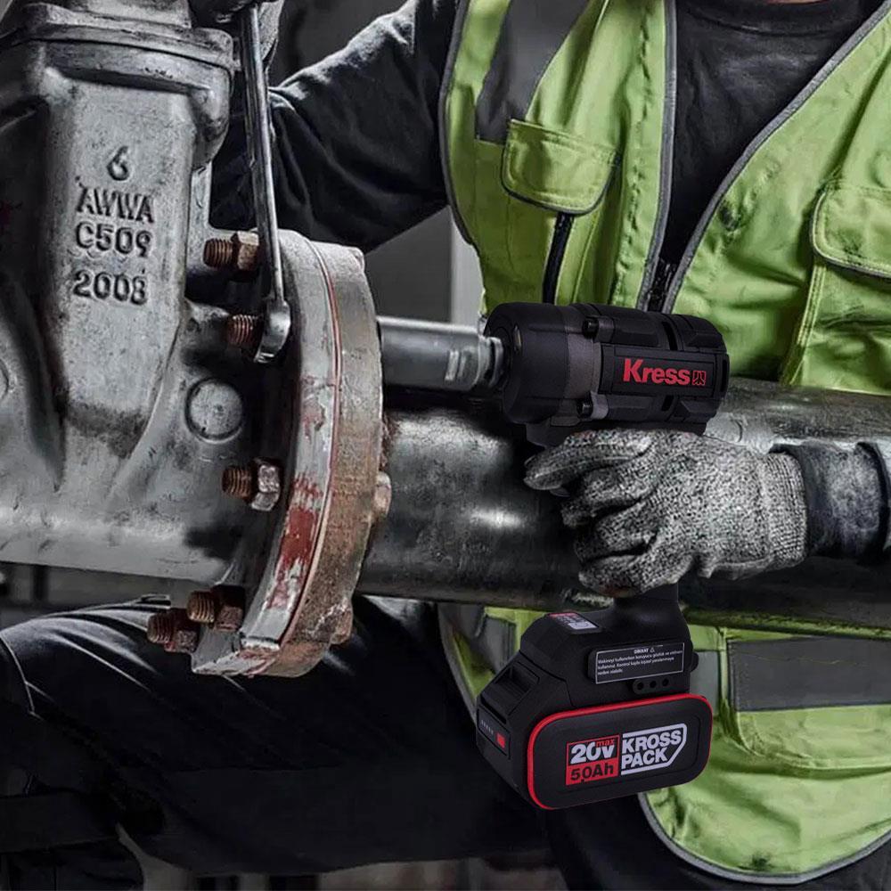 Kress KH276.91 20Volt 700/850Nm Kömürsüz Profesyonel Şarjlı Somun Sıkma (Akü Dahil Değildir)
