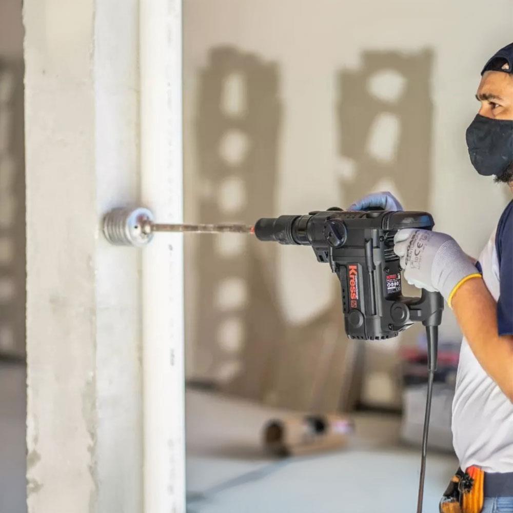 Kress KUX21 1050Watt 7.5 Joule 38MM Profesyonel SDS-Max Kırıcı/Delici 