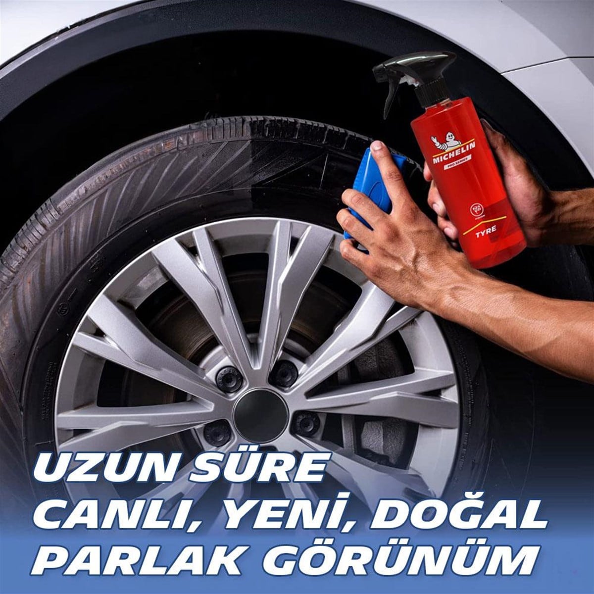 Michelin MC33573 500ml PRO Serisi Lastik ve Trim Parlatıcı, Koruyucu ve Yenileyici Sprey 