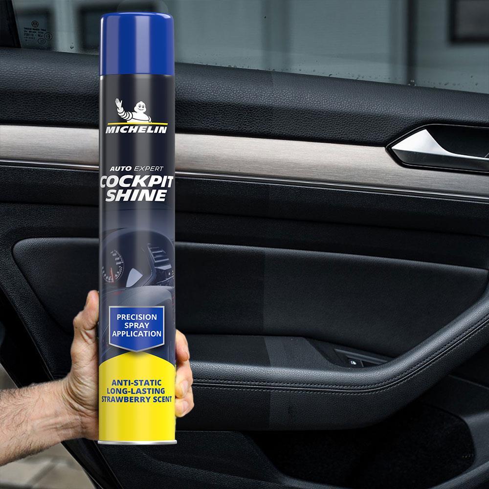 Michelin MC34358 750ml Torpido ve Kokpit Parlatma ve Bakım Spreyi Çilek Aromalı