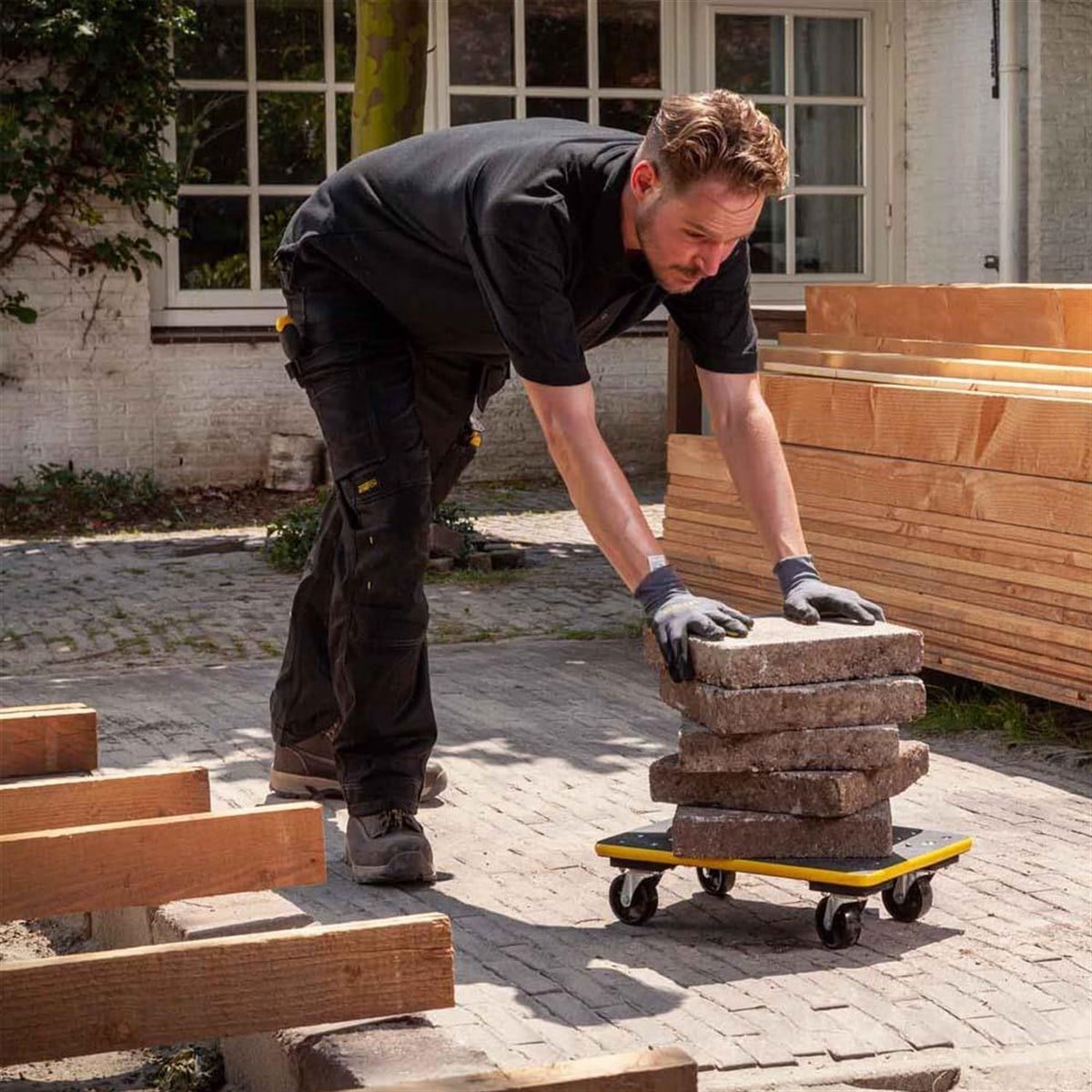 Stanley MS572 200kg 45x30cm Dört Tekerli Yük ve Paket Taşıma Arabası 