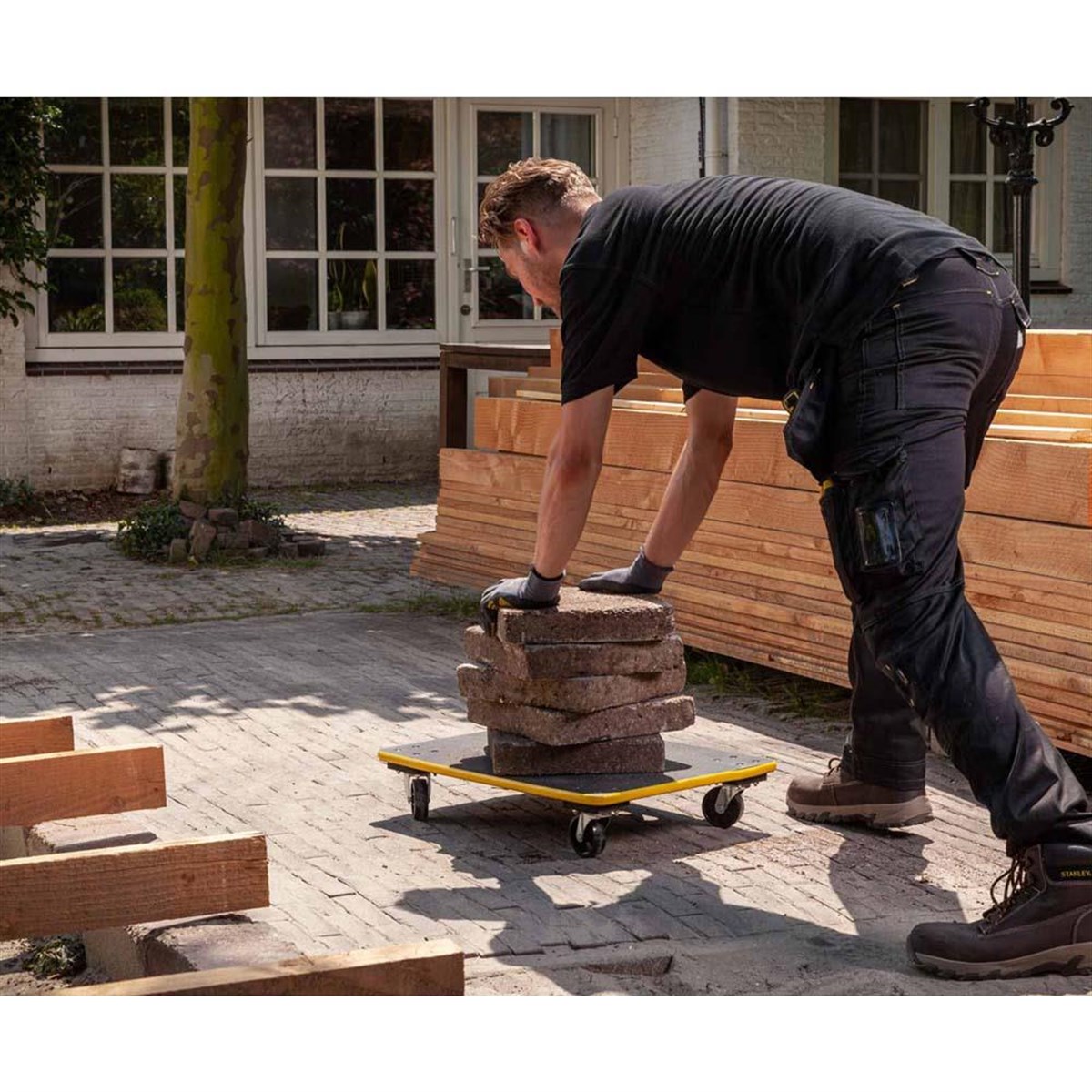 Stanley MS573 200kg 60x45cm Dört Tekerli Yük ve Paket Taşıma Arabası 