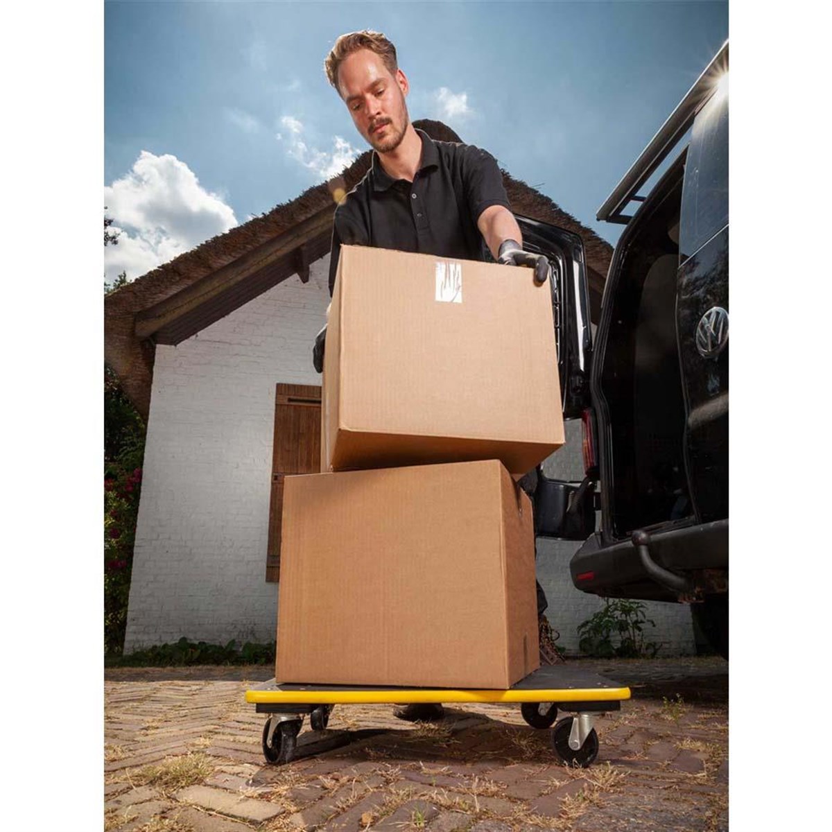 Stanley MS573 200kg 60x45cm Dört Tekerli Yük ve Paket Taşıma Arabası 
