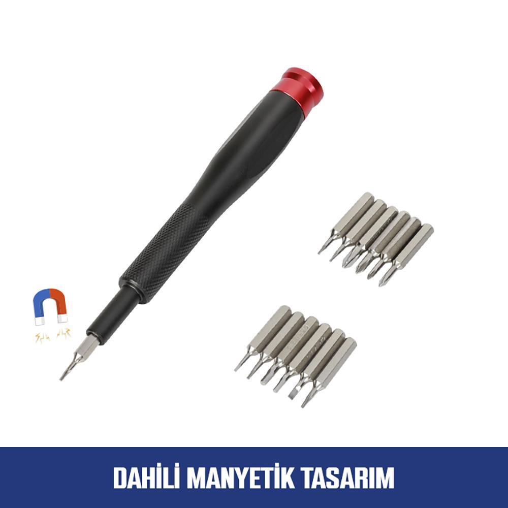 WORKPRO WP200541 32 Parça CR-V Hassas Elektronikçi/Telefoncu Profesyonel Onarım Seti