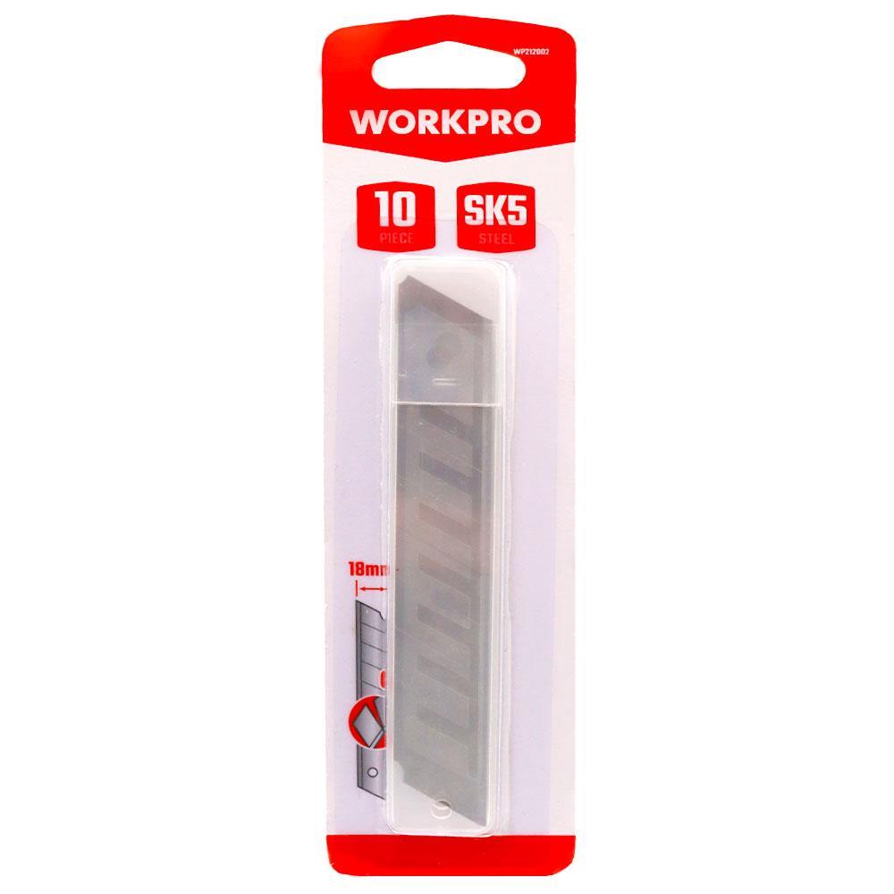WORKPRO WP212002 18MM 10’Lu Maket Bıçağı Yedeği