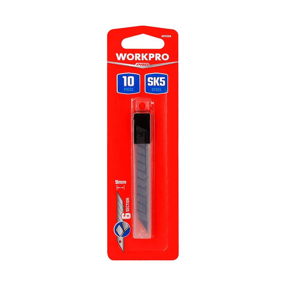 WORKPRO WP212018 9MM 30˚ Açılı 10’Lu Maket Bıçağı Yedeği