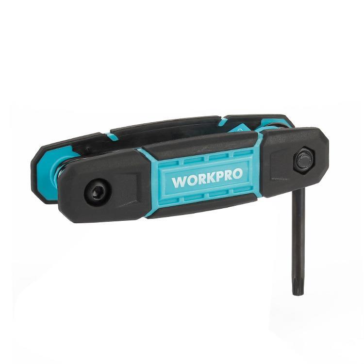 WORKPRO WP222030 8 Parça CR-V Çakı Tipi Torx Profesyonel Allen Anahtar Takımı