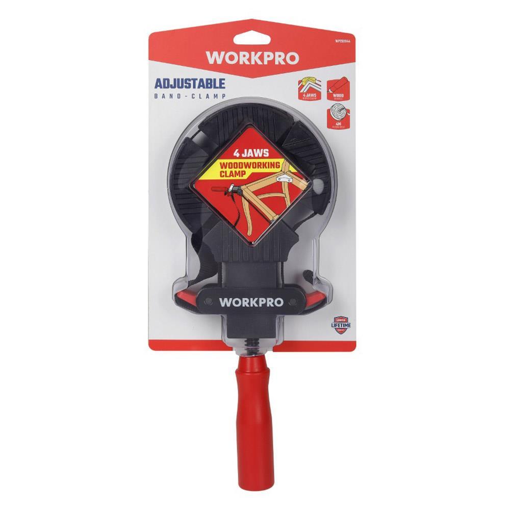 WORKPRO WP232044 4M Ayarlanabilir Bant Tipi Dört Köşeli Profesyonel İşkence