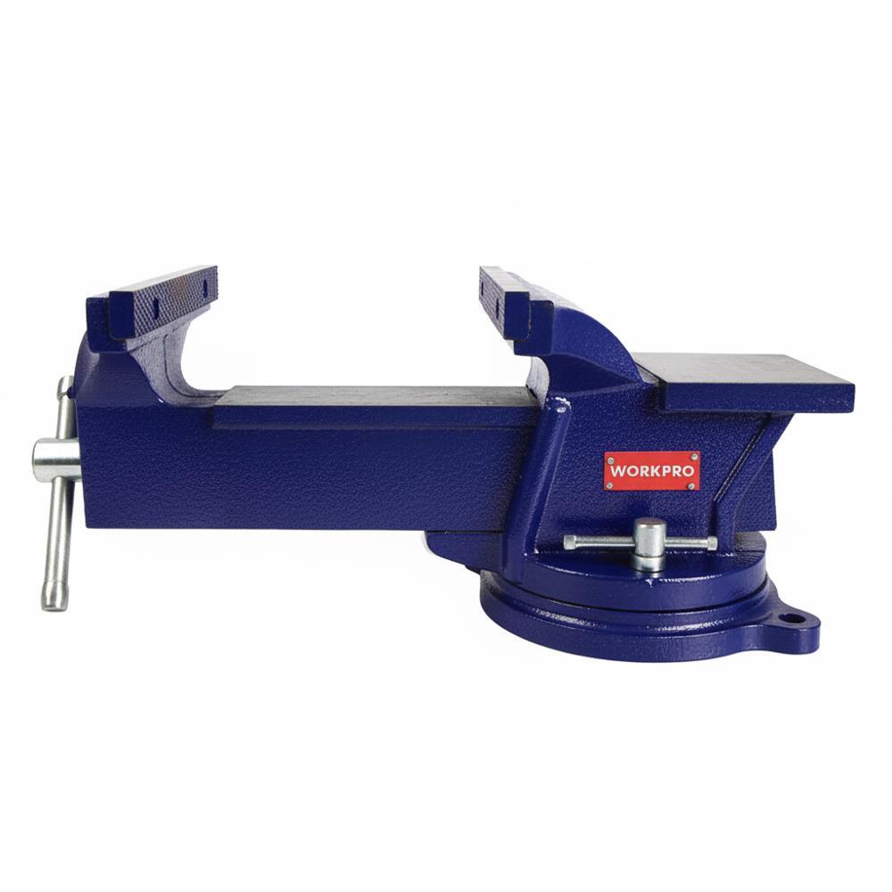 WORKPRO WP233005 100mm 360° Döner Tabanlı Örslü Profesyonel Tezgâh Mengene