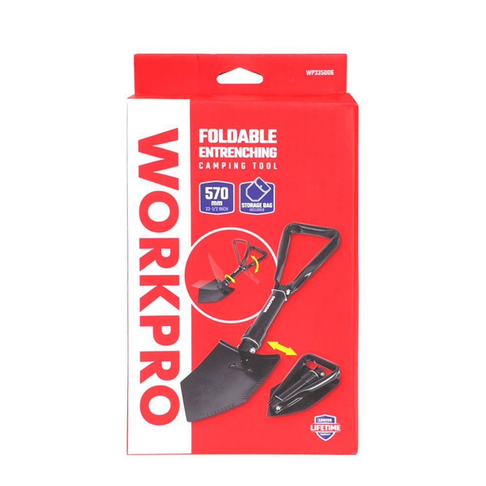 WORKPRO WP335006 570MM Katlanabilir Çok Amaçlı Profesyonel Kamp Küreği