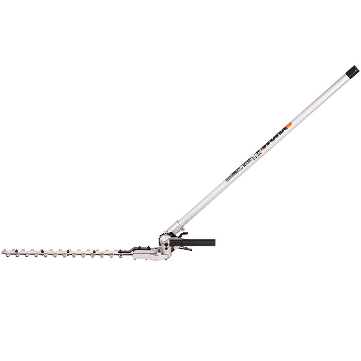 WORX WA0220 WG186E.1 ile Uyumlu 43CM Teleskobik Uzatmalı Açı Ayarlı Çit Budama Başlığı 