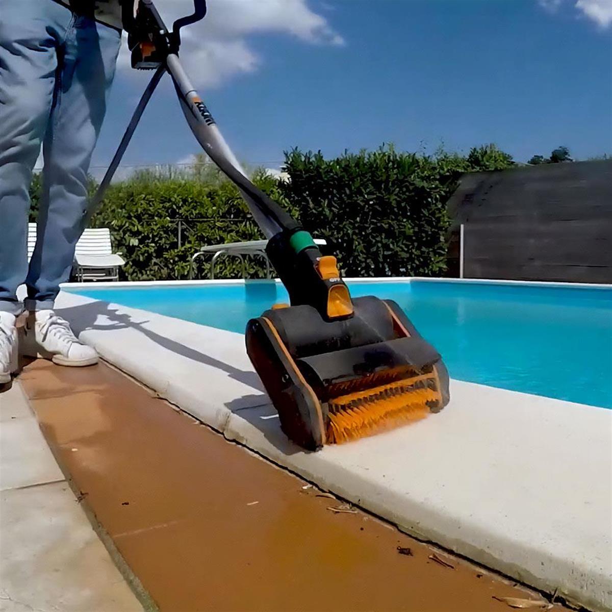 WORX WA0291 WG441E ile Uyumlu Sert Yüzeyler İçin 165mm Sert Temizlik Fırçası