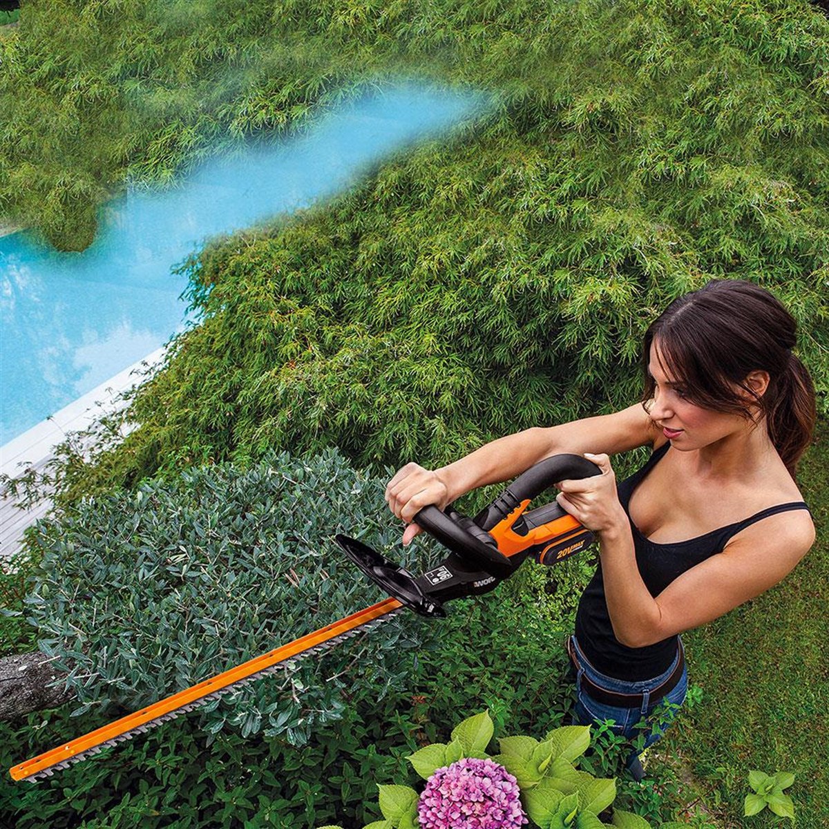 WORX WG261E 20Volt 2.0Ah. 45CM Profesyonel Çit Budama 
