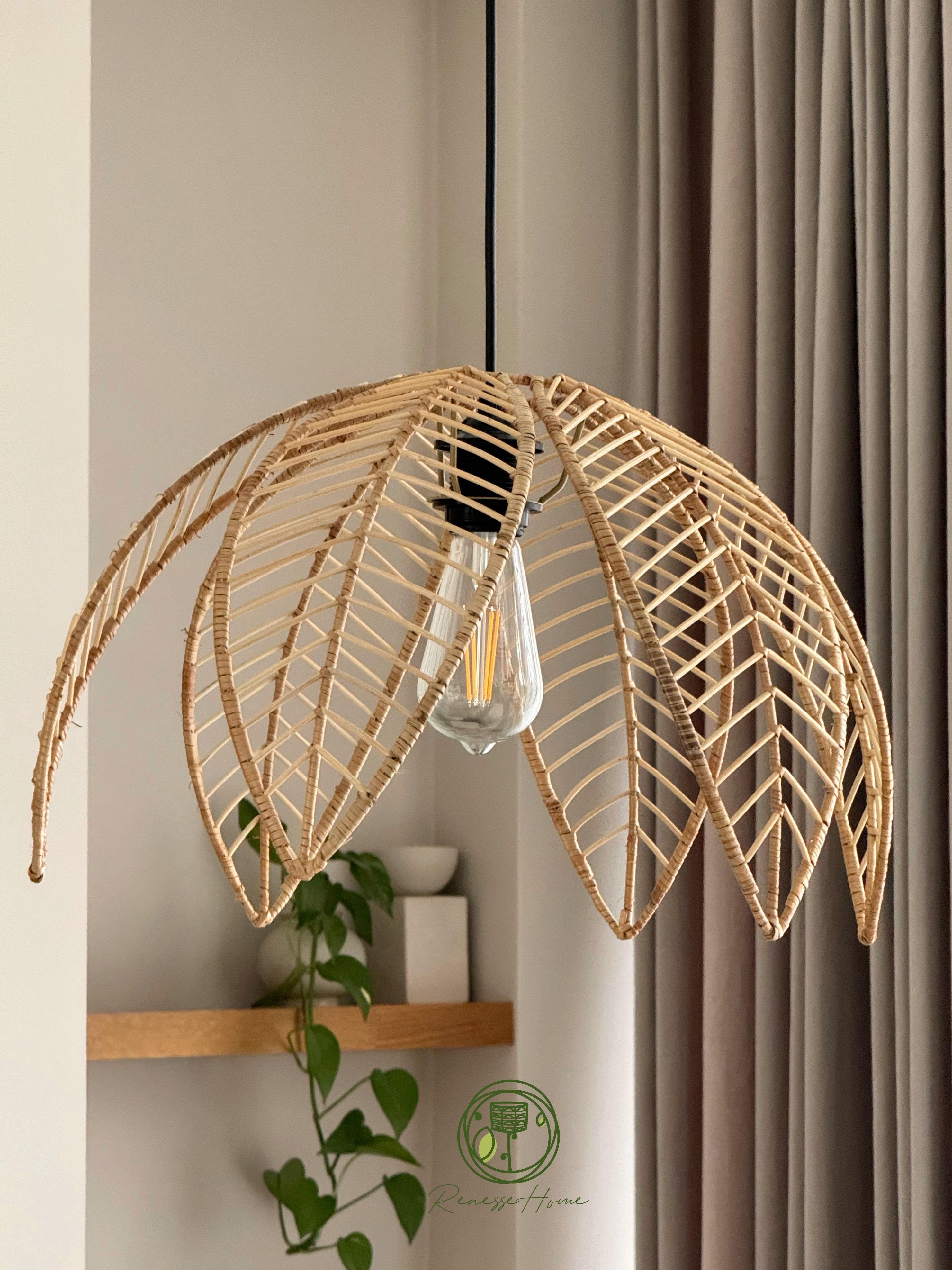 Agadir El Yapımı Rattan Sarkıt & Avize